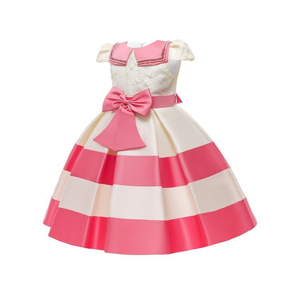 Vestido de Princesa para Niña con Mangas Tipo Avión
