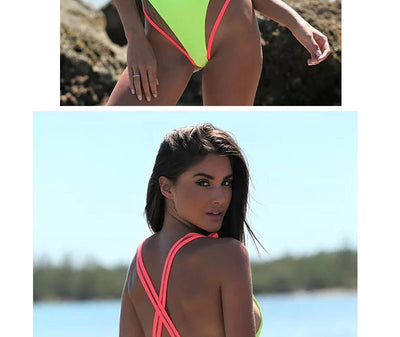 Traje de Baño Enterizo Fusion Europeo-Americano para Mujer - Image 13
