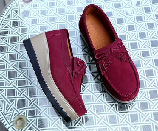 Zapatos Casuales para Mujer con Diseño de Moño y Plataforma Gruesa - Image 17