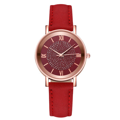 Reloj de Cuarzo para Mujer con Patrón Solar y Escala Romana - Image 15