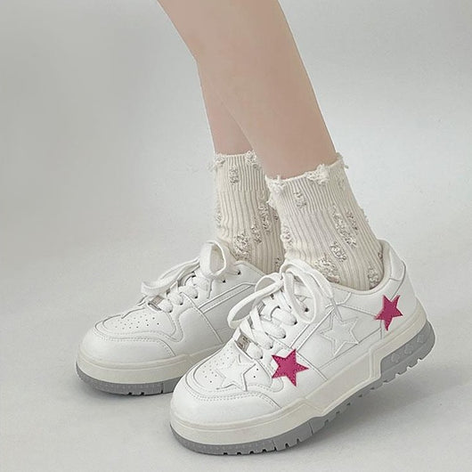 Zapatillas Deportivas Coreanas de Punta Redonda - Estilo Versátil y Elegante - Image 2