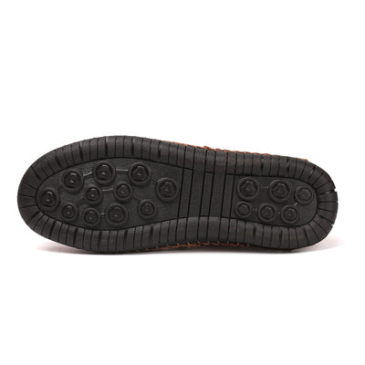 Mocasines Hombre Cuero Ligeros Antideslizantes Sin Cordones - Image 4