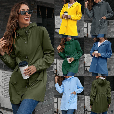 Chaqueta Deportiva Impermeable con Cierre de Media Longitud - Image 35