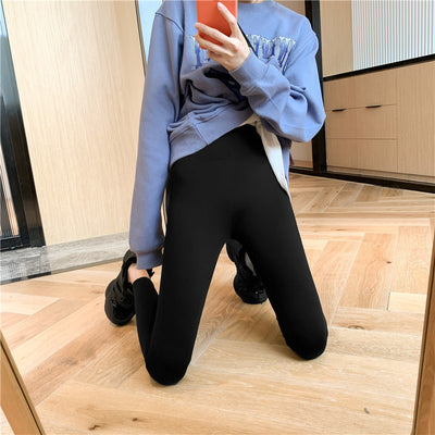 Leggings de Piel de Tiburón Negro para Mujer - Ropa de Otoño - Image 6