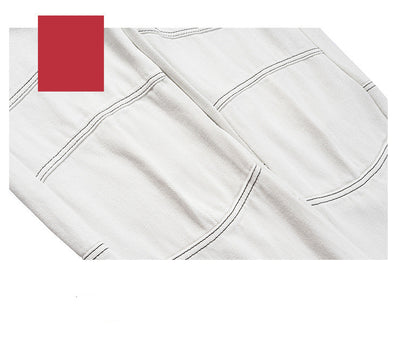 Pantalones Blancos con Costura Decorativa para Hombre y Mujer - Image 10