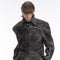 Chaqueta Denim Gris Acolchada con Hombros Reforzados