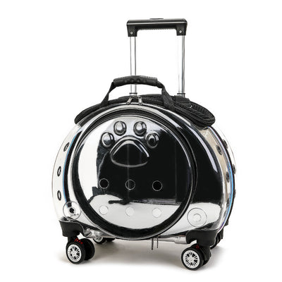 Mochila Transportadora para Mascotas Cápsula Espacial con Bolsillo Transparente - Image 8