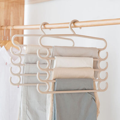 Perchero Organizador Multicapas de Acero Inoxidable para Pantalones y Ropa - Image 5