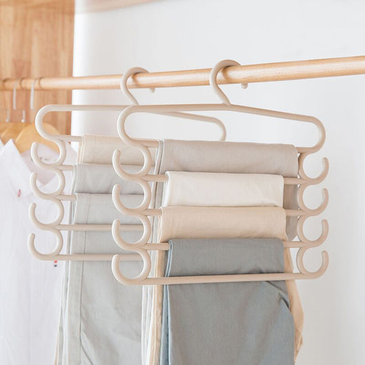 Perchero Organizador Multicapas de Acero Inoxidable para Pantalones y Ropa - Image 5