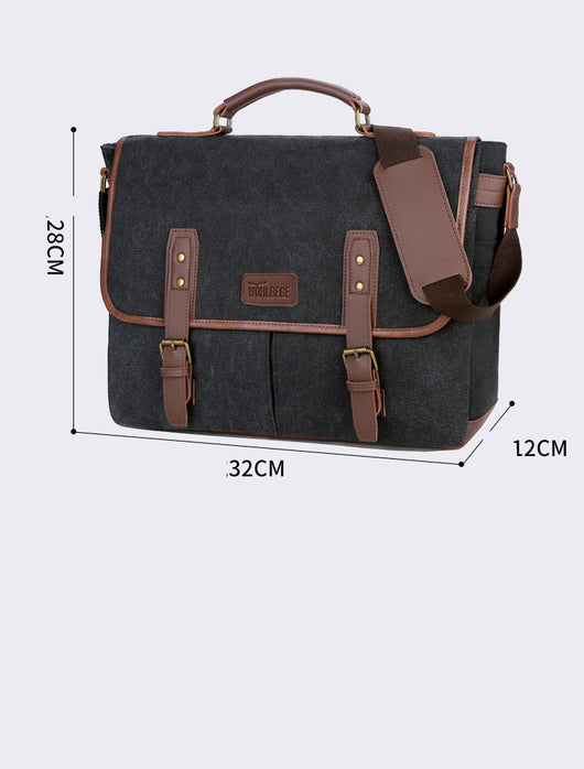 Bolsa Mensajera de Lona para Viajes - Portátil y Resistente - Image 11