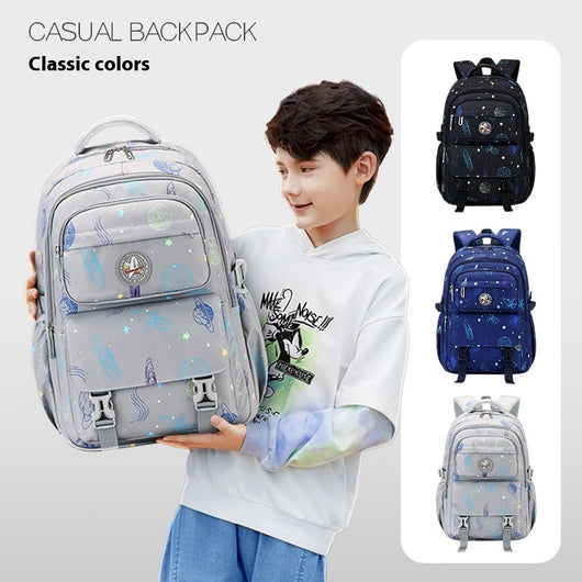 Mochila Escolar Cielo Estrellado - Diseño Moderno para Primaria y Secundaria - Image 2