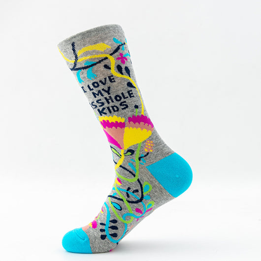Calcetines Medianos para Hombre con Combinación de Colores - Image 8