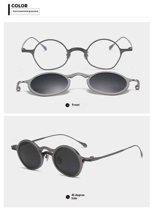 Organizador de Gafas Retro Redondo de Diseño Artístico - Image 17