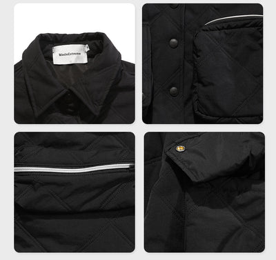 Chaqueta de Algodón Manga Larga para Hombre - Colores Sólidos - Image 5