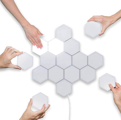 Lámpara de Pared Modular Helios Touch con Paneles de Panal - Image 11