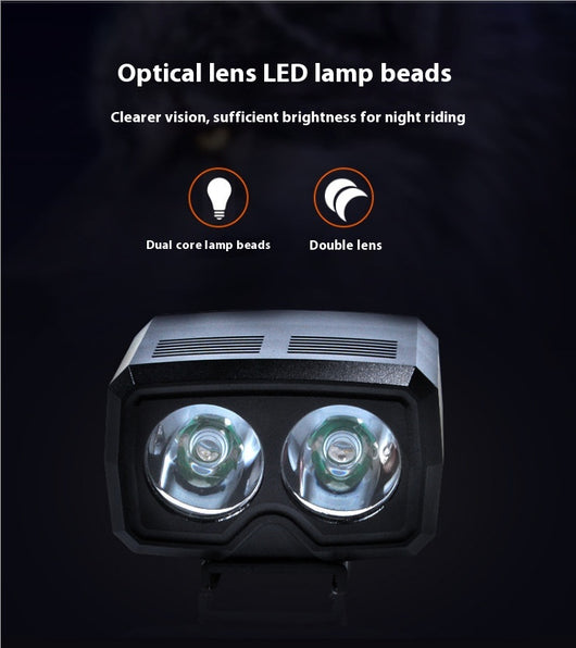 Luz Frontal LED para Bicicleta de Montaña con Carga USB - Image 10