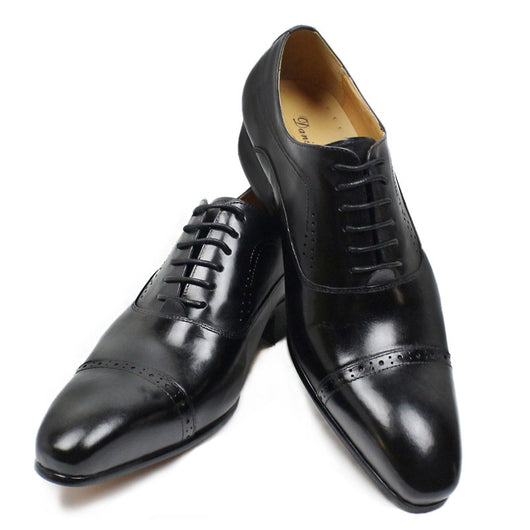 Zapatos de Cuero Casual Ejecutivo para Hombre en Negro y Marrón - Image 2