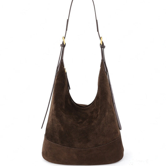 Bolsa Bucket de Ante Retro - Bolso Cómodo y Versátil para Hombro o Bandolera - Image 6