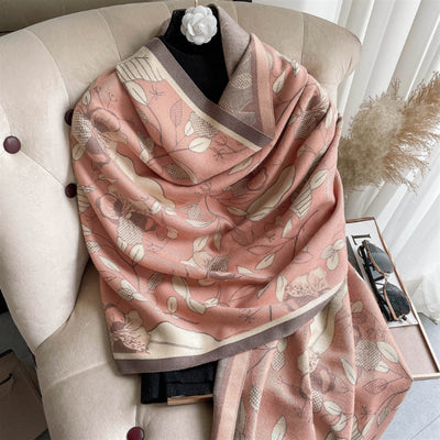 Chal Decorativo de Jacquard con Borlas para Mujer - Image 4