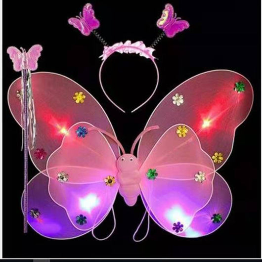 Alas de Mariposa Luminosas con Luces LED para Niños - Image 15