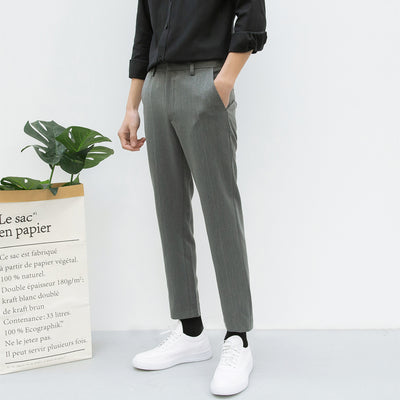 Pantalones Slim Rectos Versátiles de Moda para Hombre - Image 15