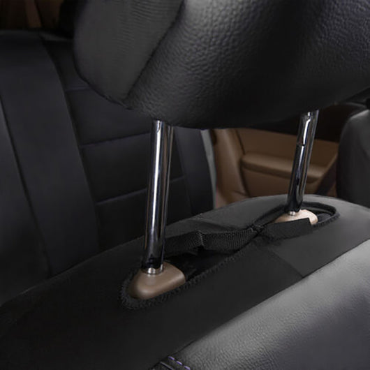 Funda de Asiento de Auto con Costura Sándwich en Cuero PU Premium - Image 22