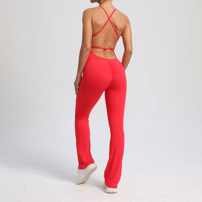 Jumpsuit Deportivo de Alta Intensidad con Tirantes Ajustables para Yoga - Image 13