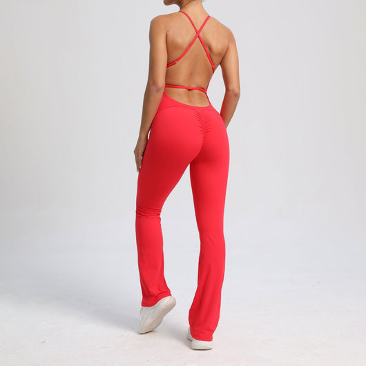 Jumpsuit Deportivo de Alta Intensidad con Tirantes Ajustables para Yoga - Image 13