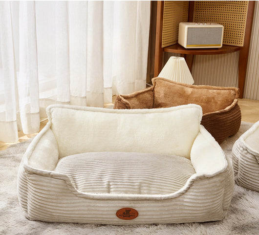 Cama Convertible para Perros y Gatos - Nido Térmico 4 Estaciones con Cojín Desmontable - Image 15
