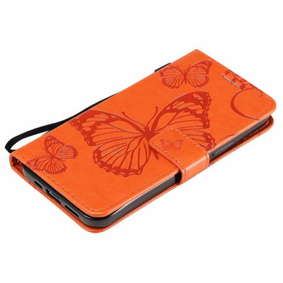 Funda de Cuero para Teléfono con Mariposa Prensada - Image 87