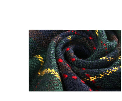 Chal Escocés Cálido para Otoño e Invierno con Borlas - Tamaño Grande - Image 11