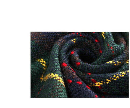 Chal Escocés Cálido para Otoño e Invierno con Borlas - Tamaño Grande - Image 11