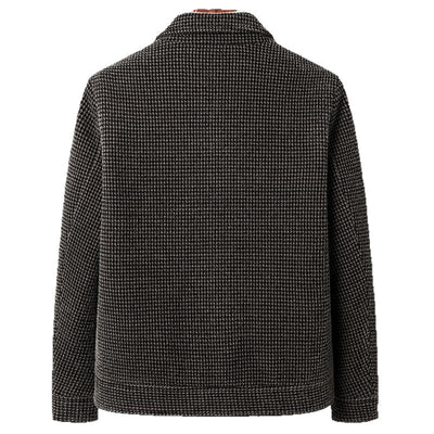 Abrigo de Lana Forrado en Fleece Estilo Coreano Casual Trendy para Hombre - Image 3