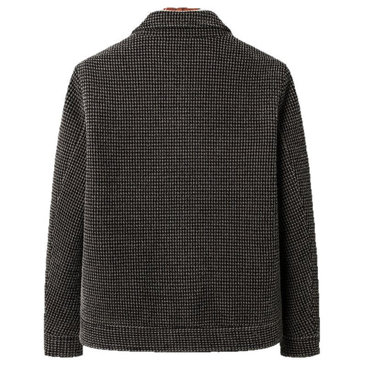 Abrigo de Lana Forrado en Fleece Estilo Coreano Casual Trendy para Hombre - Image 3