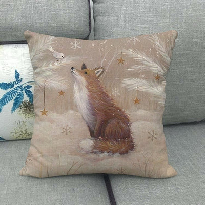 Funda de Almohada de Lino Colección Año Nuevo Navidad - Image 13