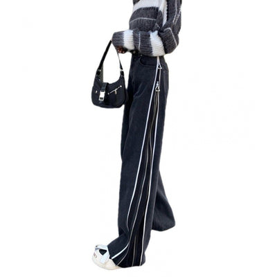 Pantalones Anchos Estilizantes de Pierna Recta - Image 5