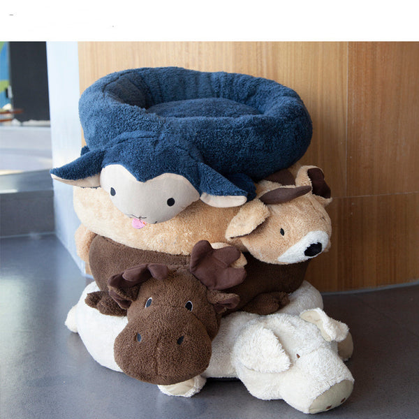 Nido Cálido para Mascotas con Diseño Infantil