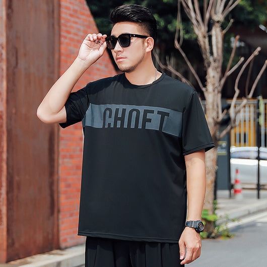 Camiseta Hombre Seda Manga Corta Suelta y Fresca - Estilo Moderno - Image 4