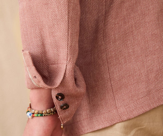 Abrigo de Algodón y Lino Relajado sin Estructura - Image 3