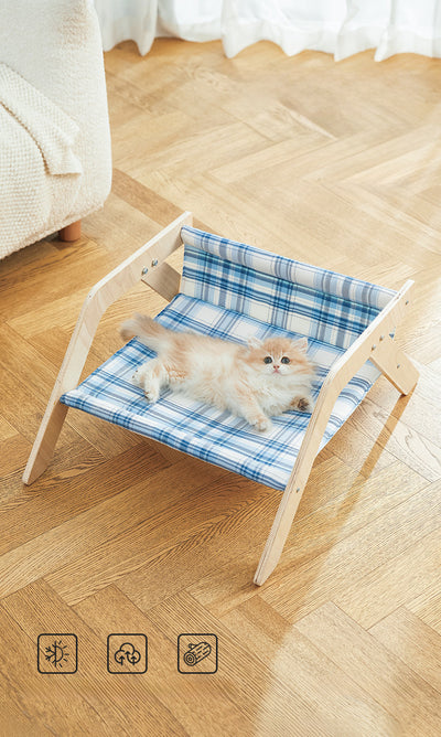 Cama Elevada para Gatos con Hamaca de Playa - Nido de Descanso Confortable - Image 13