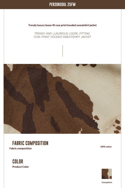Sudadera Camo con Estampado de Vida Silvestre y Capucha Forrada en Pelaje - Image 10