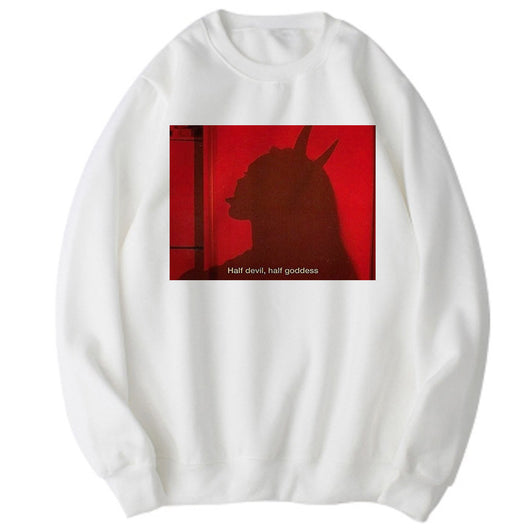Suéter Harajuku Retro Talla Grande Manga Larga - Image 14
