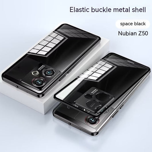 Funda para Celular con Lentes Integrados y Cierre Elástico
