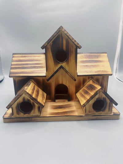 Nido de Pájaro de Madera - Adorno Decorativo Rústico para Exteriores - Image 12