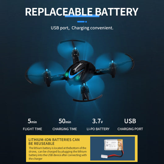 Helicóptero RC Mini H8 Sin Cabeza - Vuelo Estable y Fácil - Image 2
