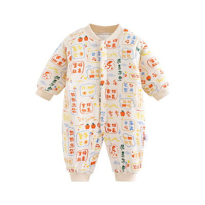 Pijama Enterizo Cálido de Algodón para Bebé Recién Nacido - Image 16