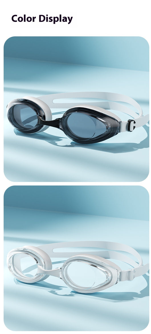Gafas de Natación HD Anti-Empaño con Gorro - Marco Grande Impermeable - Image 24