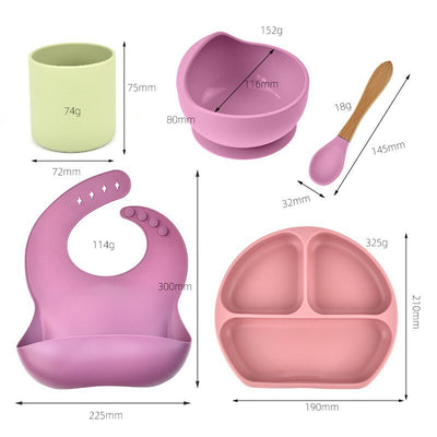 Plato con Ventosa de Silicona para Bebés - Set Completo de Alimentación Complementaria - Image 12