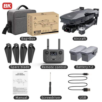 Dron con Cámara 4K, Estabilizador de 3 Ejes y Control Remoto Inteligente - Image 7