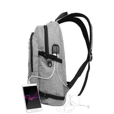 Mochila Multifuncional de Viaje con Puerto USB y Entrada para Audífonos - Image 7